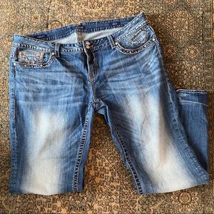 Vigoss Distressd, Bling Jeans, size 24, length 33